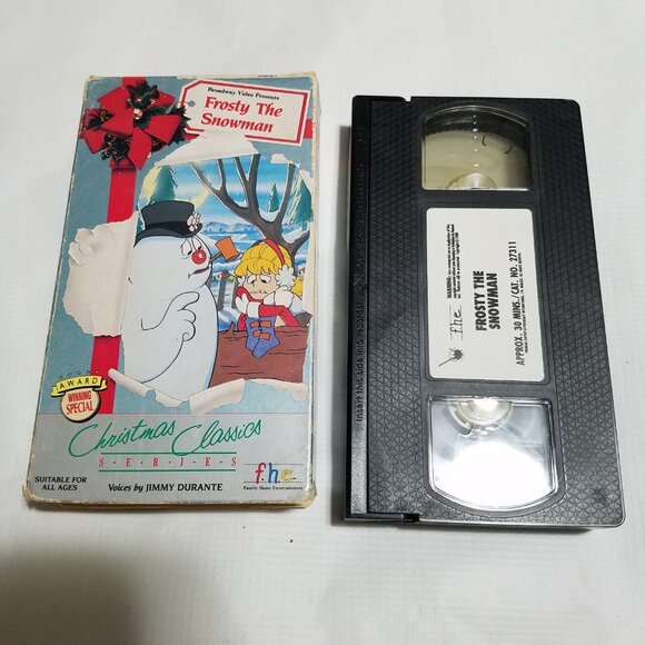 Frosty The Snowman - FHE Christmas classics VHS Tape Bundle & Save Santa Clause - Picture 1 of 2
